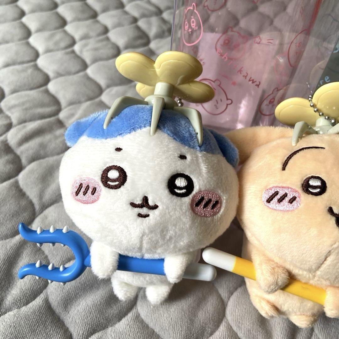 ちいかわ　お顔ボトル　討伐隊セット　うさぎ　ハチワレ