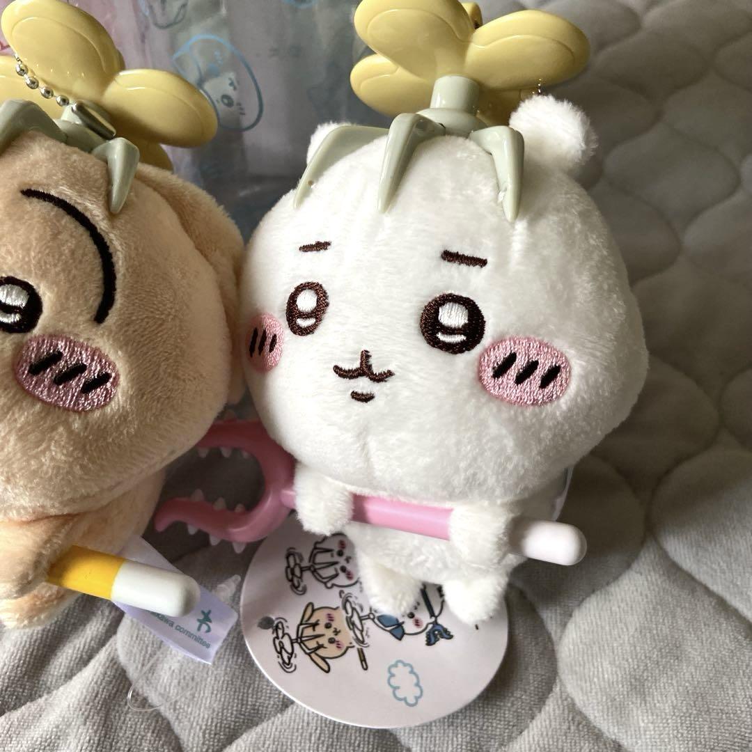 ちいかわ　お顔ボトル　討伐隊セット　うさぎ　ハチワレ