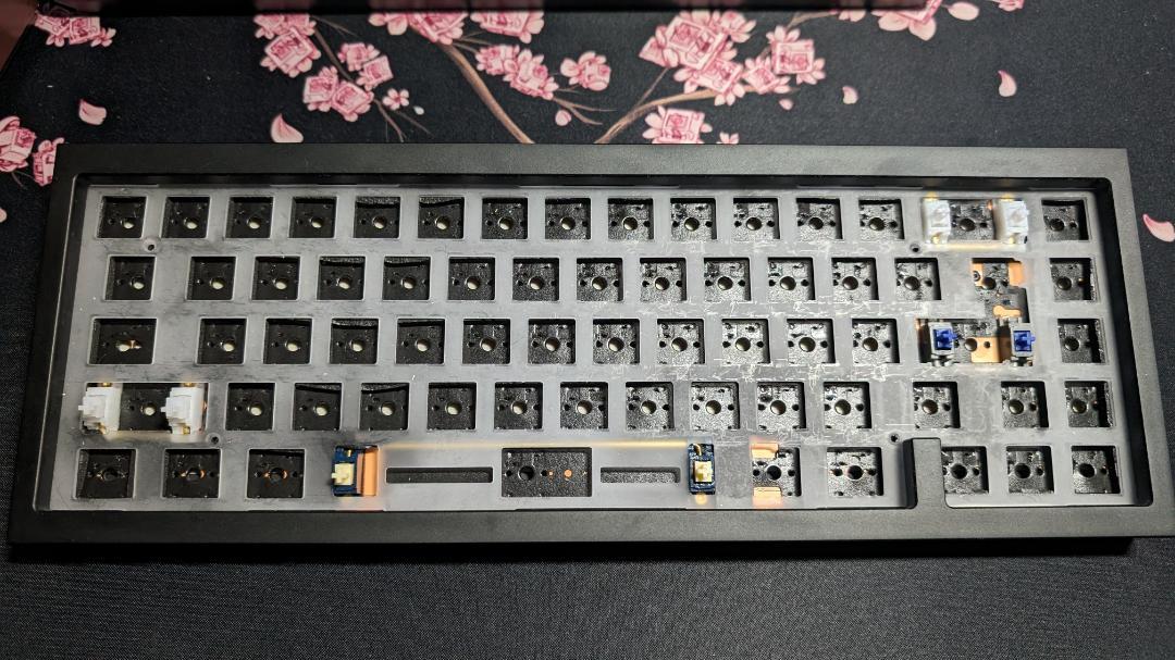 Qwertykeys QK65 Black Chroma 自作キーボード