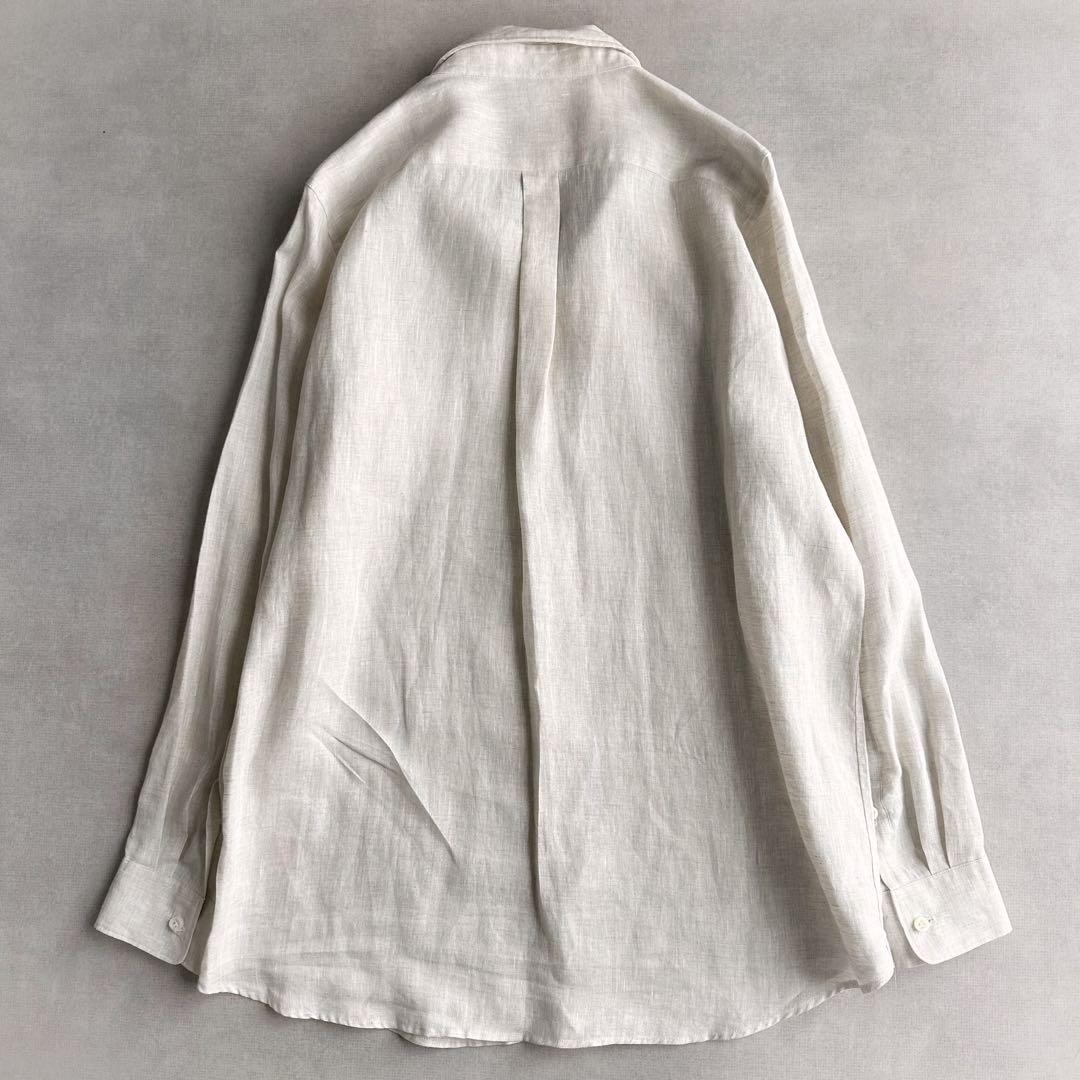 △美品△Deuxieme Classe // リネンワイヤーウォッシュシャツ