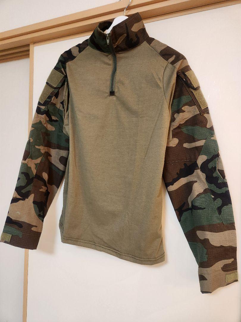 BDU コンバットシャツ、パンツ 上下セット / ウッドランド、M