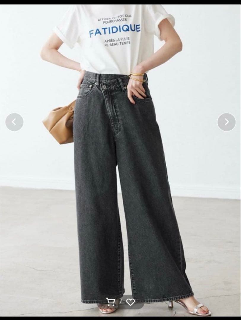 DENIM チルトワイドストレートデニムS