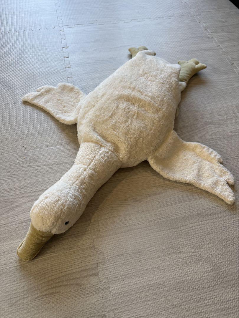 Cuddly Animal Goose ( White Large ) / Senger Na