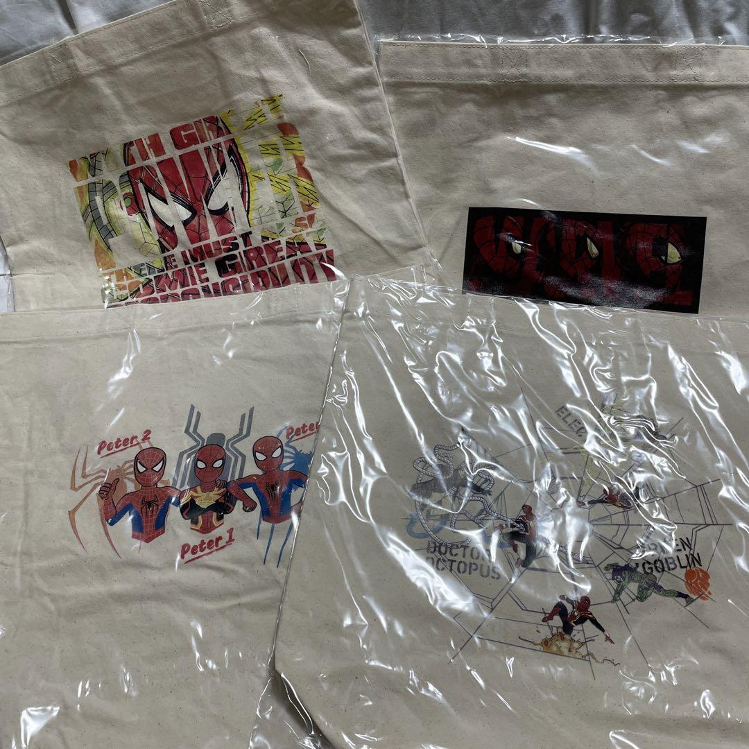 スパイダーマン 一番くじ ハッピーくじ トートバッグ コンプリート