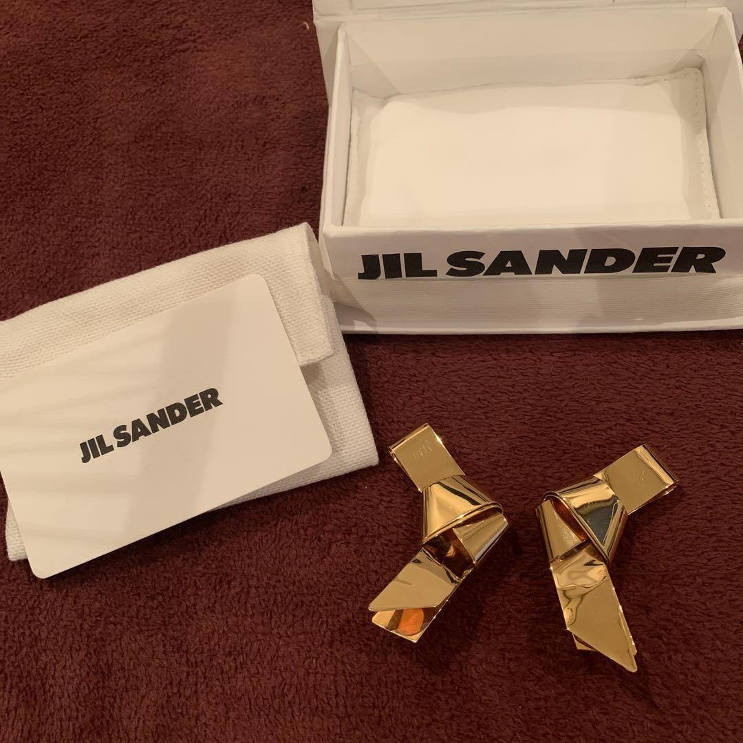 JIL SANDER ジルサンダー リボンイヤリング ピアス ジルサンダー 【WEB限定】