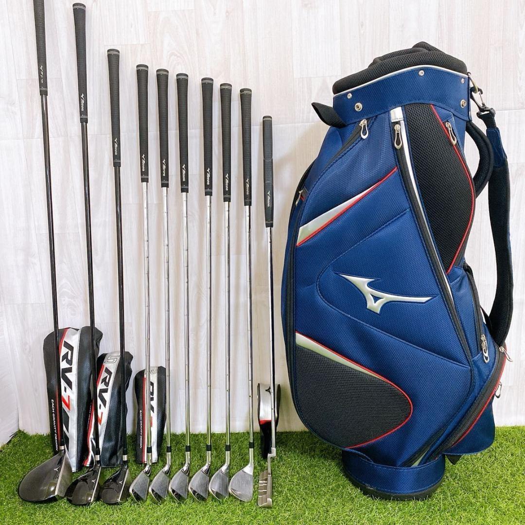 良品 MIZUNO RV-7 ミズノ メンズゴルフセット 10本 初心者 入門