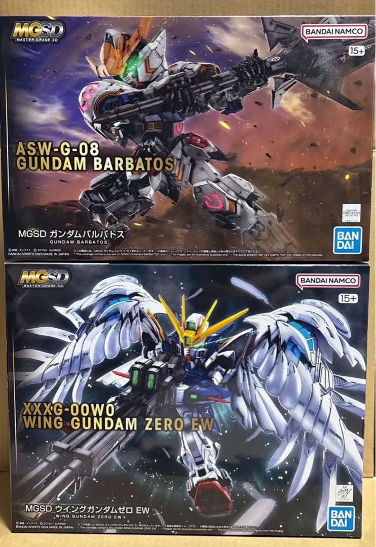 バンダイ MGSD ウイングガンダムゼロEW ガンダムバルバトス　新品未開封