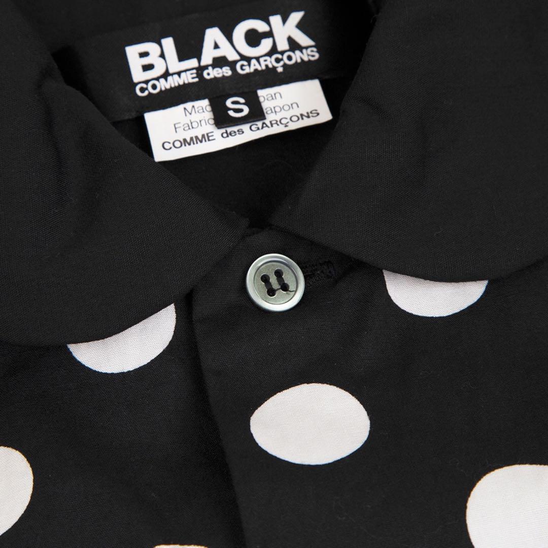 BLACK COMME des GARCONS ドットラウンドカラーシャツ