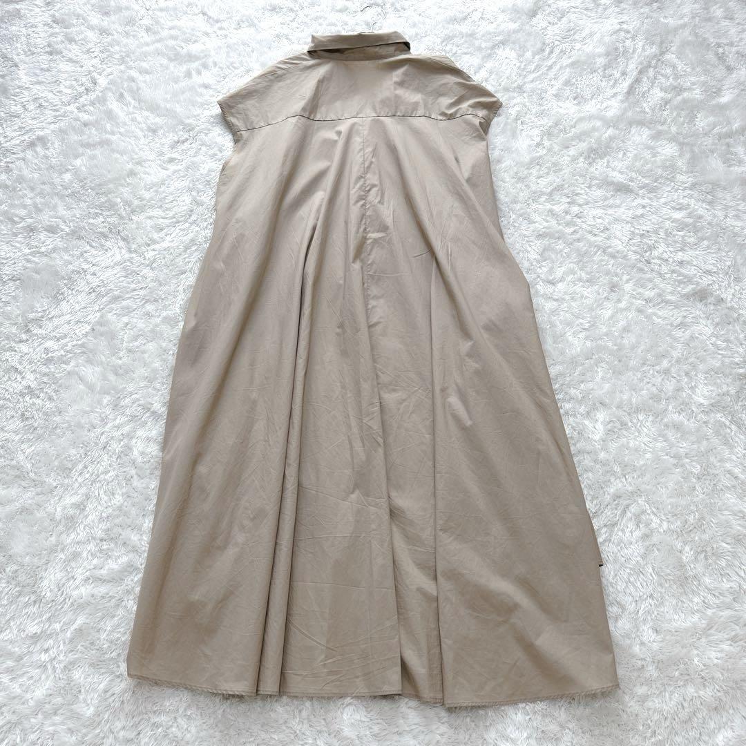 Radiate スキッパーシャツワンピース ベージュ カットソーワンピース