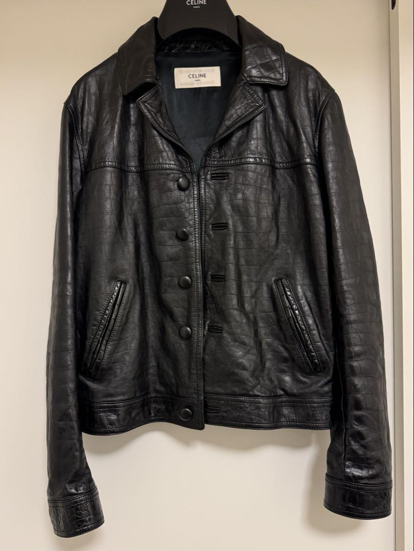 FROM JAPAN様 CELINE クロコ型押しレザーブルゾン FROM JAPAN様 CELINE クロコ型押しレザーブルゾン