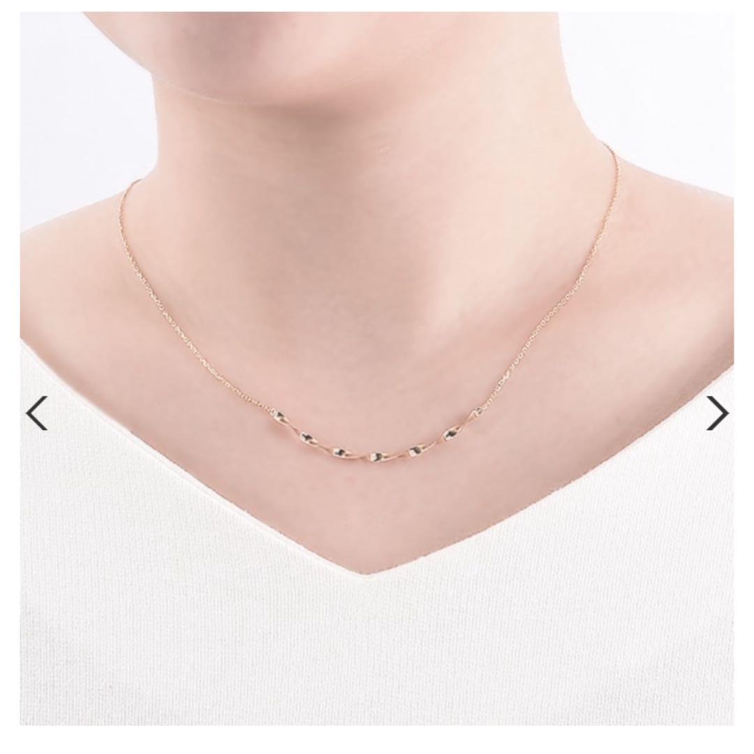JEWELRY TSUTSUMI k10 YG ツイスト ネックレス