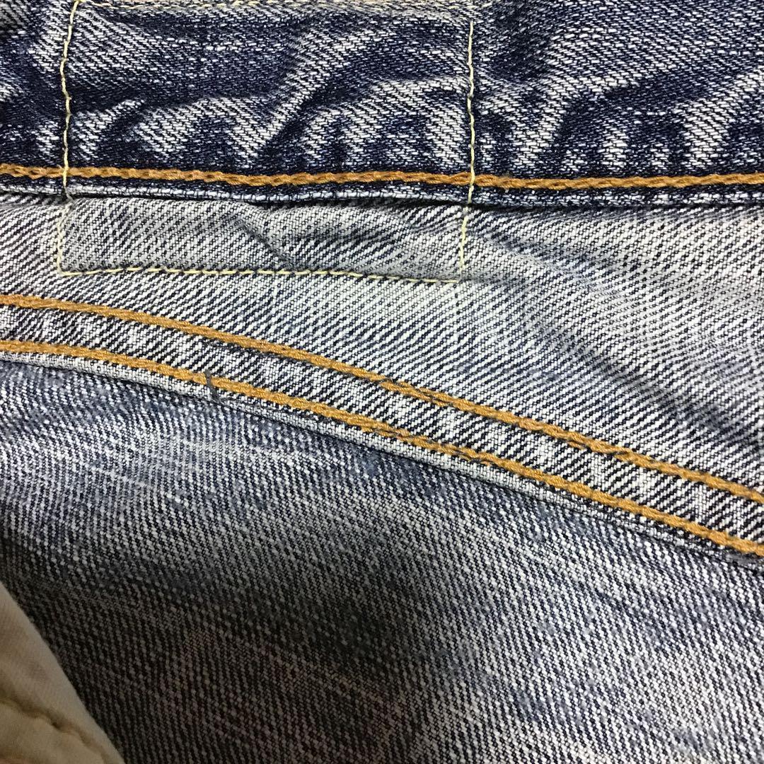 <希少> ピュアブルージャパン 正藍屋 リアルヴィンテージ加工 ストレート 29 <希少> ピュアブルージャパン 正藍屋 リアルヴィンテージ加工 ストレート 29