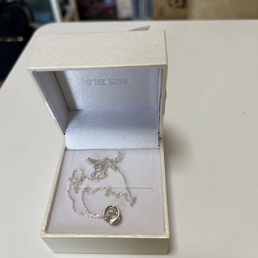 新品未使用❣️THE KISS シルバー リングペンダント ネックレス