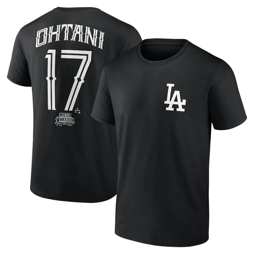 応援グッズ MISTER CARTOON DODGERS OHTANI TEE BLACK