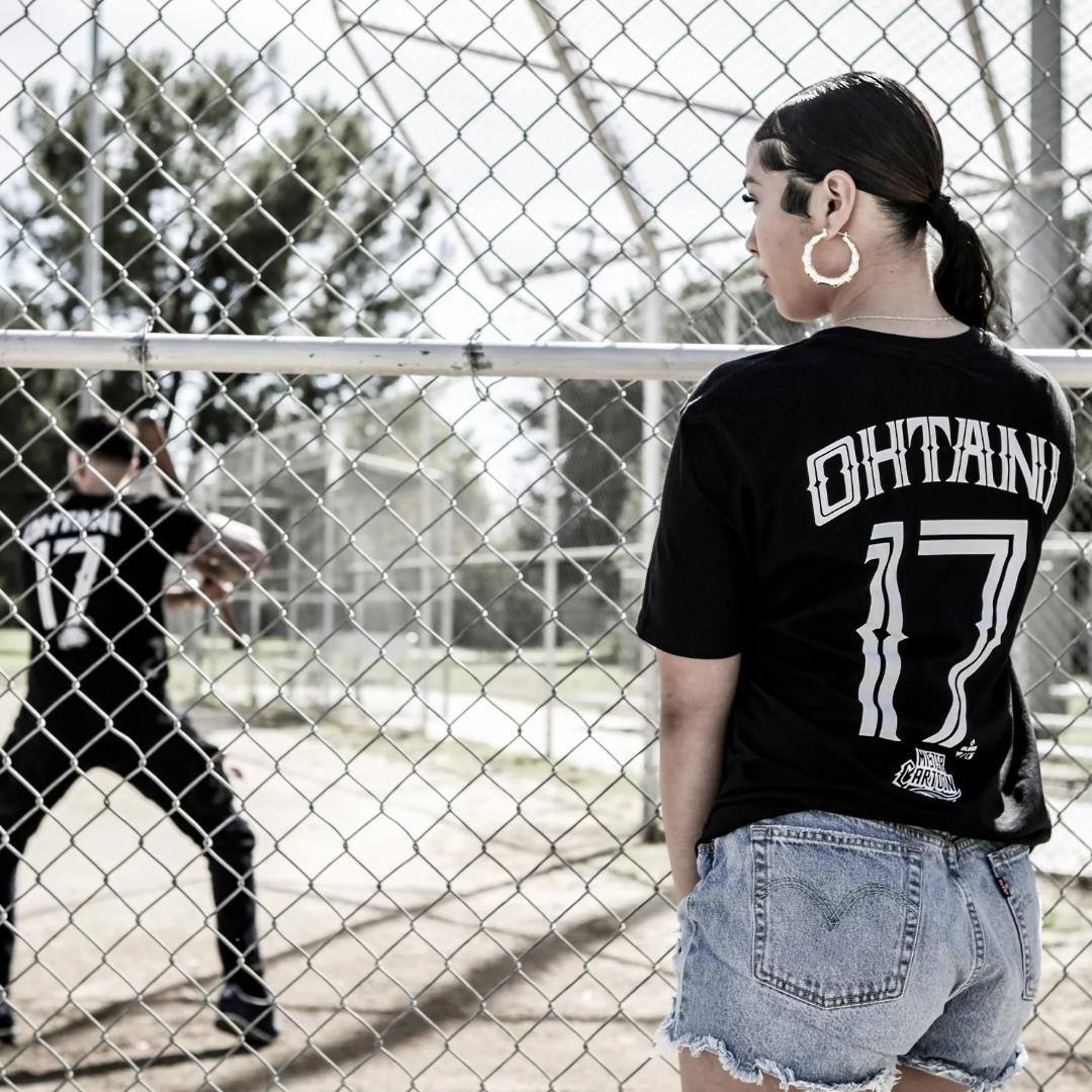 応援グッズ MISTER CARTOON DODGERS OHTANI TEE BLACK