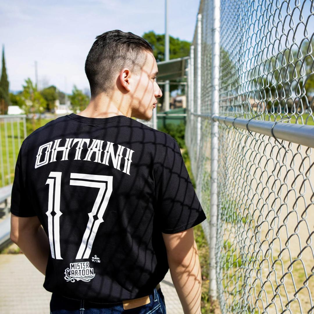 応援グッズ MISTER CARTOON DODGERS OHTANI TEE BLACK