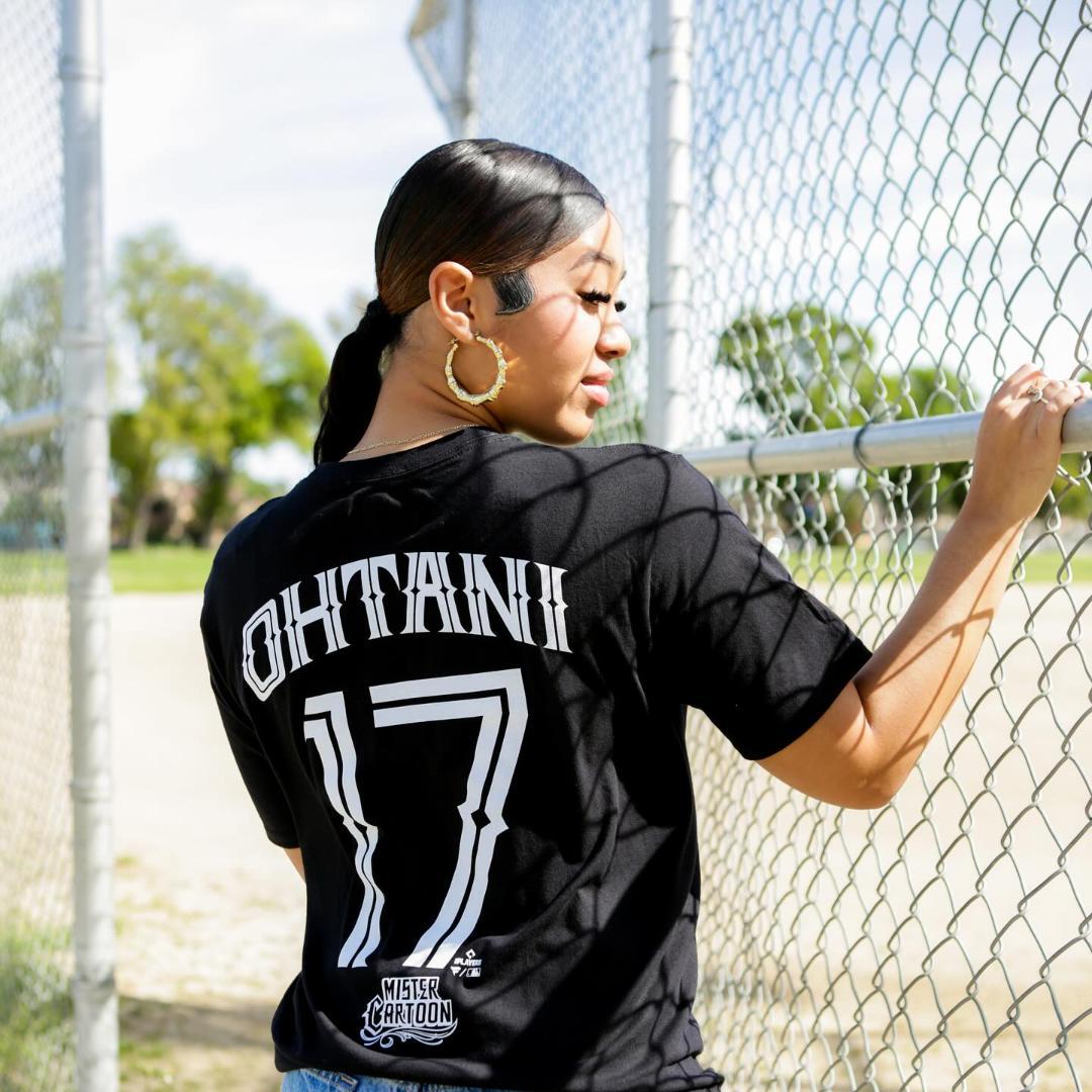 応援グッズ MISTER CARTOON DODGERS OHTANI TEE BLACK
