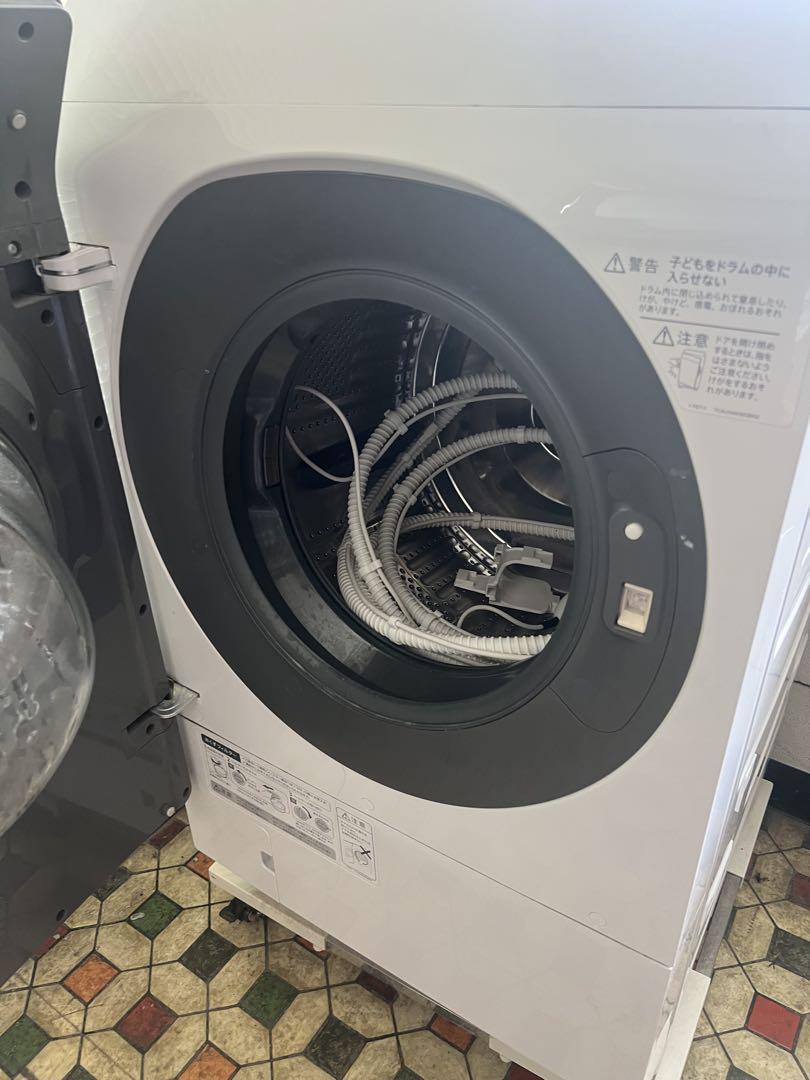 シャープ ES-P110 ドラム式 11kg ブラックミラー クリーニング済み シャープ ES-P110 ドラム式 11kg ブラックミラー クリーニング済み