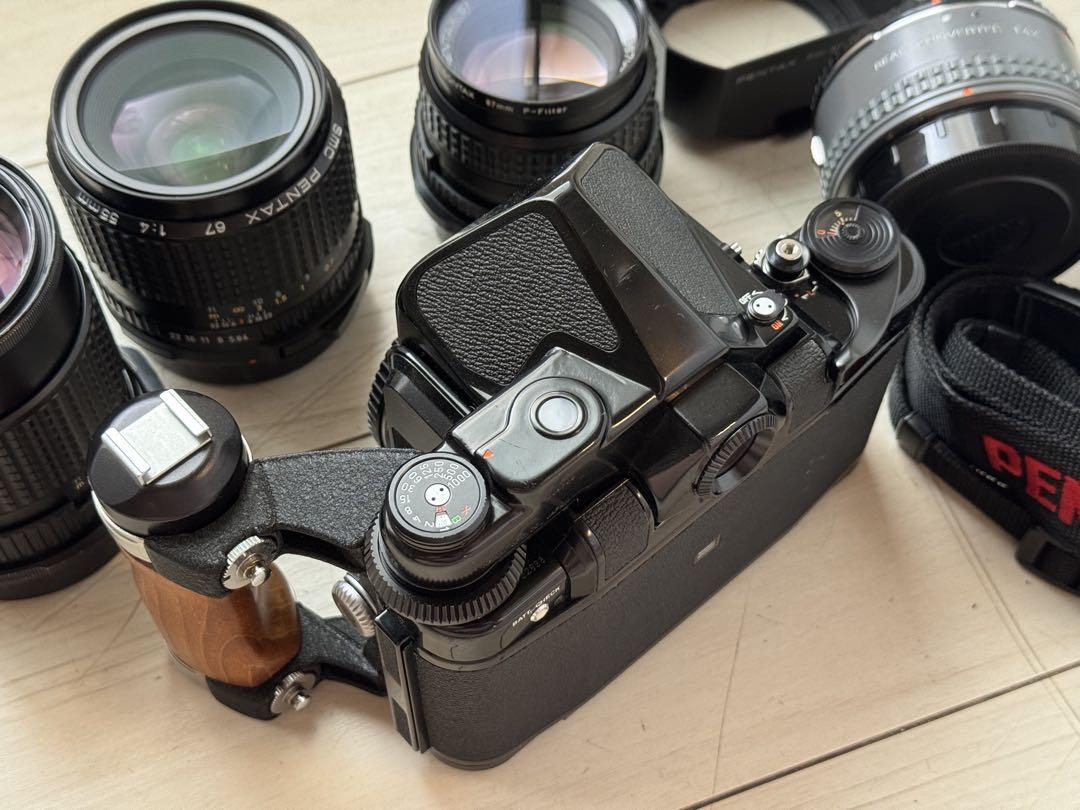 ペンタックス６７ 　レンズ３本その他セット Pentax 67 3レンズセット 55/105/165mm - メルカリ
