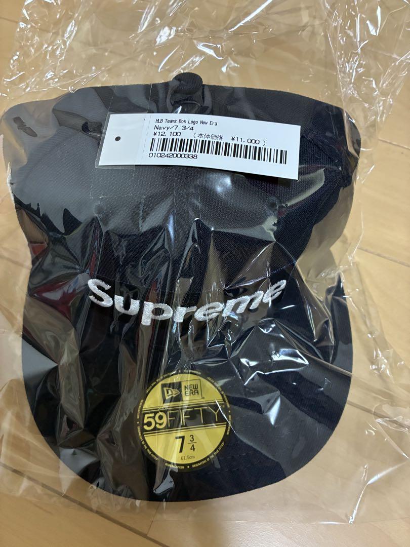 帽子 supreme MLB teams box logo new era 7 3/4