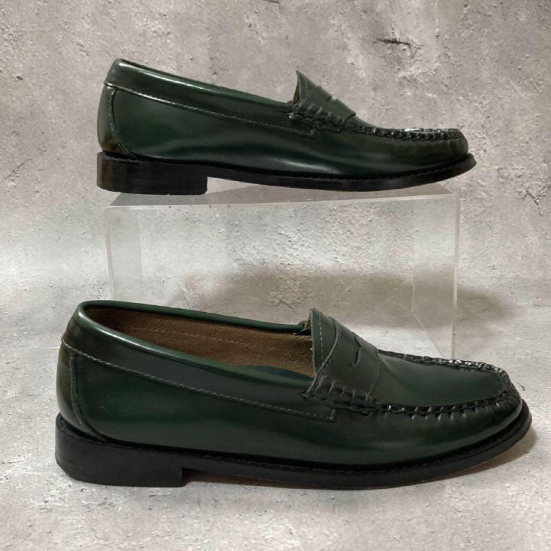 希少カラー ジーエイチバス G.H.BASS 革靴 レザーコインローファー