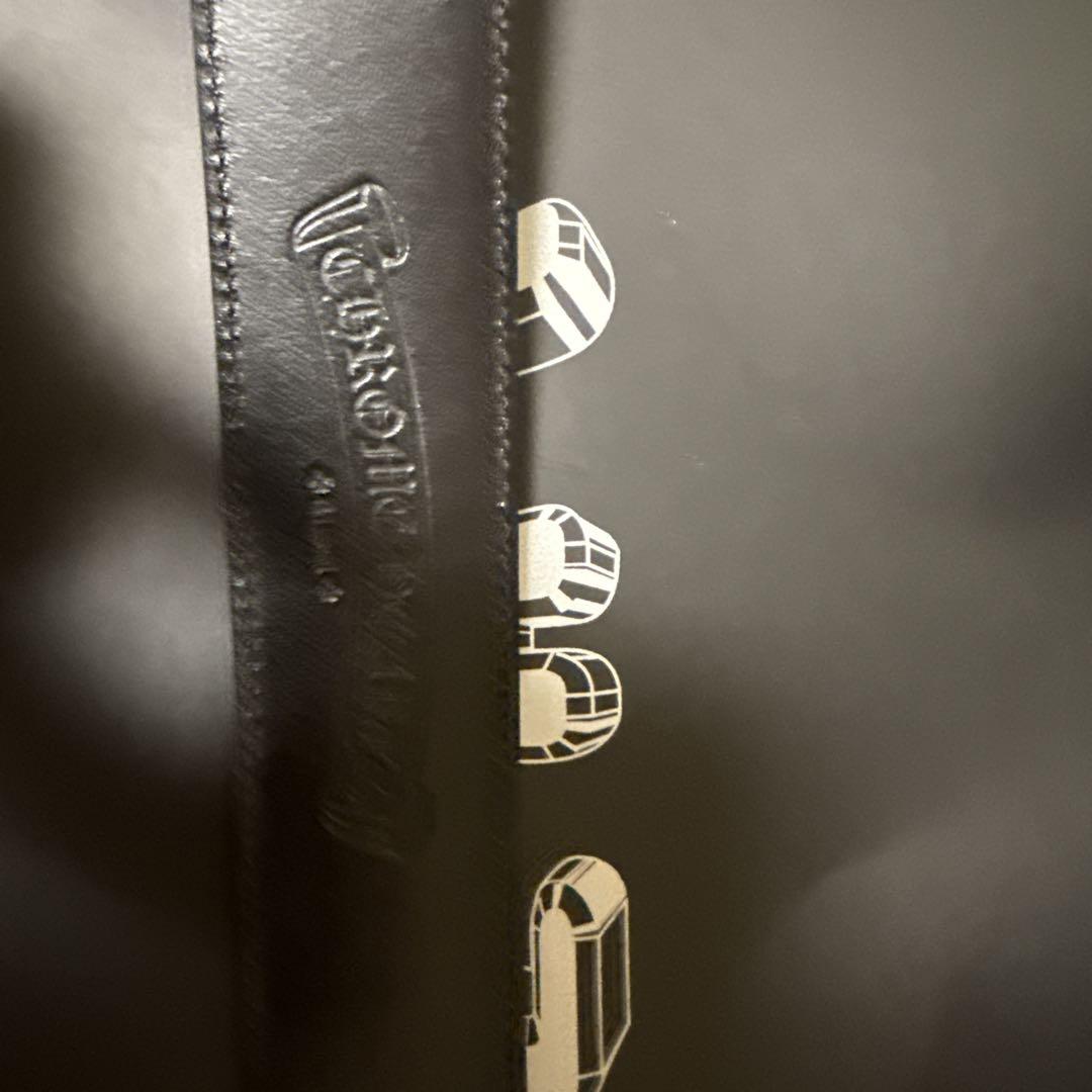 クロムハーツCHROME HEARTS レザー ベルト ストラップ 34in