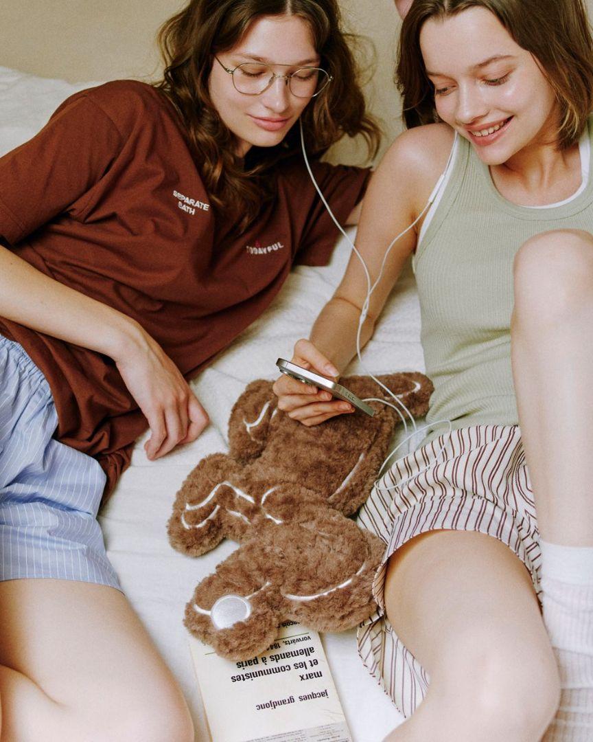 セパバス&トゥデイフル Chill Out Set Tシャツ&巾着 ルームウェア Chill Out Set (SEPARATE BATH & TODAYFUL)