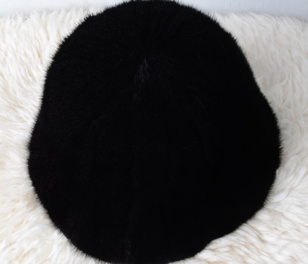 ☆新品 限定☆上品なミンクファーのハット/帽子 レデイース 毛皮