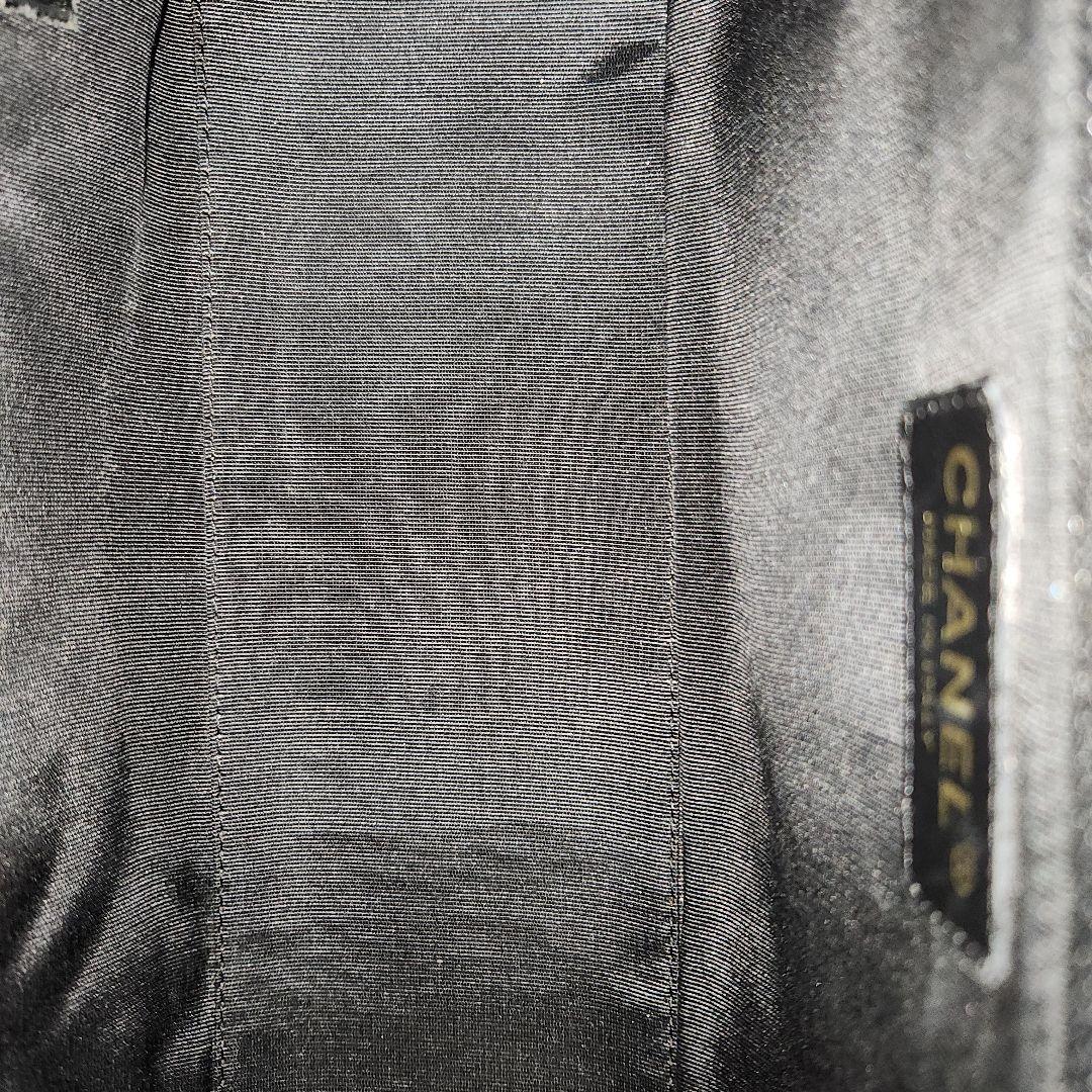 【美品】CHANEL 黒 ボストン バッグ　8番台