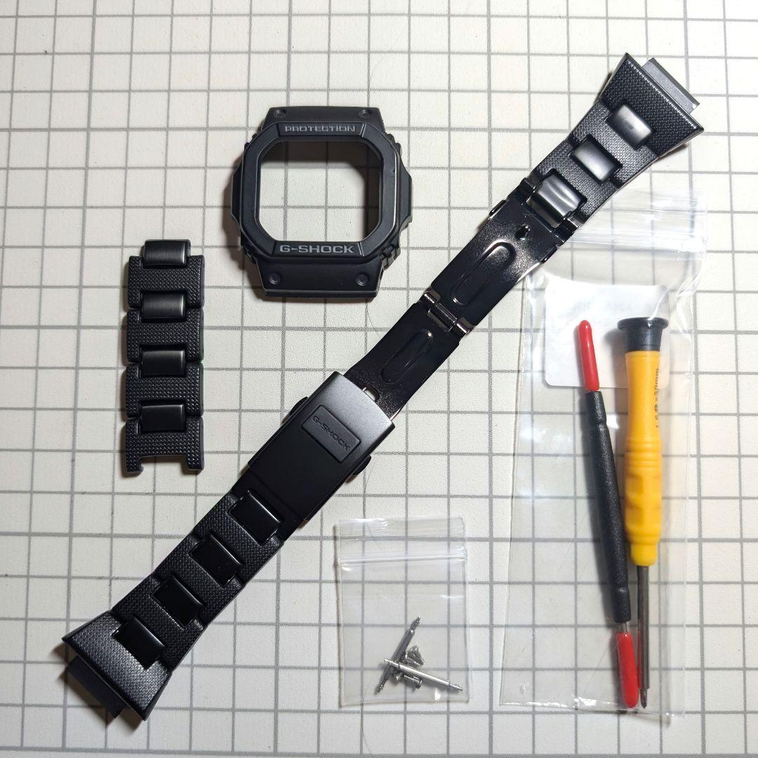 【公式】フジのお歳暮・冬ギフト 美品G-SHOCK 純正メタルコンポジットバンド＆5610樹脂ベゼル 時計