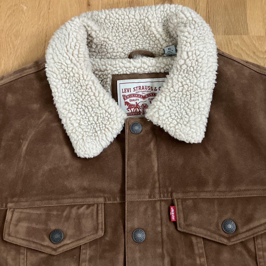 Levi's  リーバイス  スエードライク 裏ボア トラッカー ジャケット