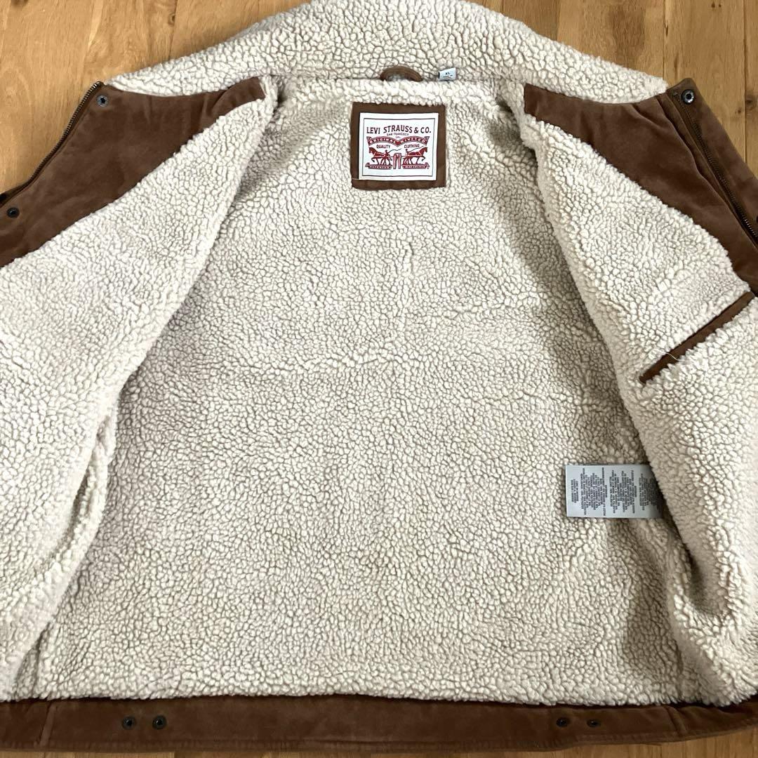 Levi's  リーバイス  スエードライク 裏ボア トラッカー ジャケット