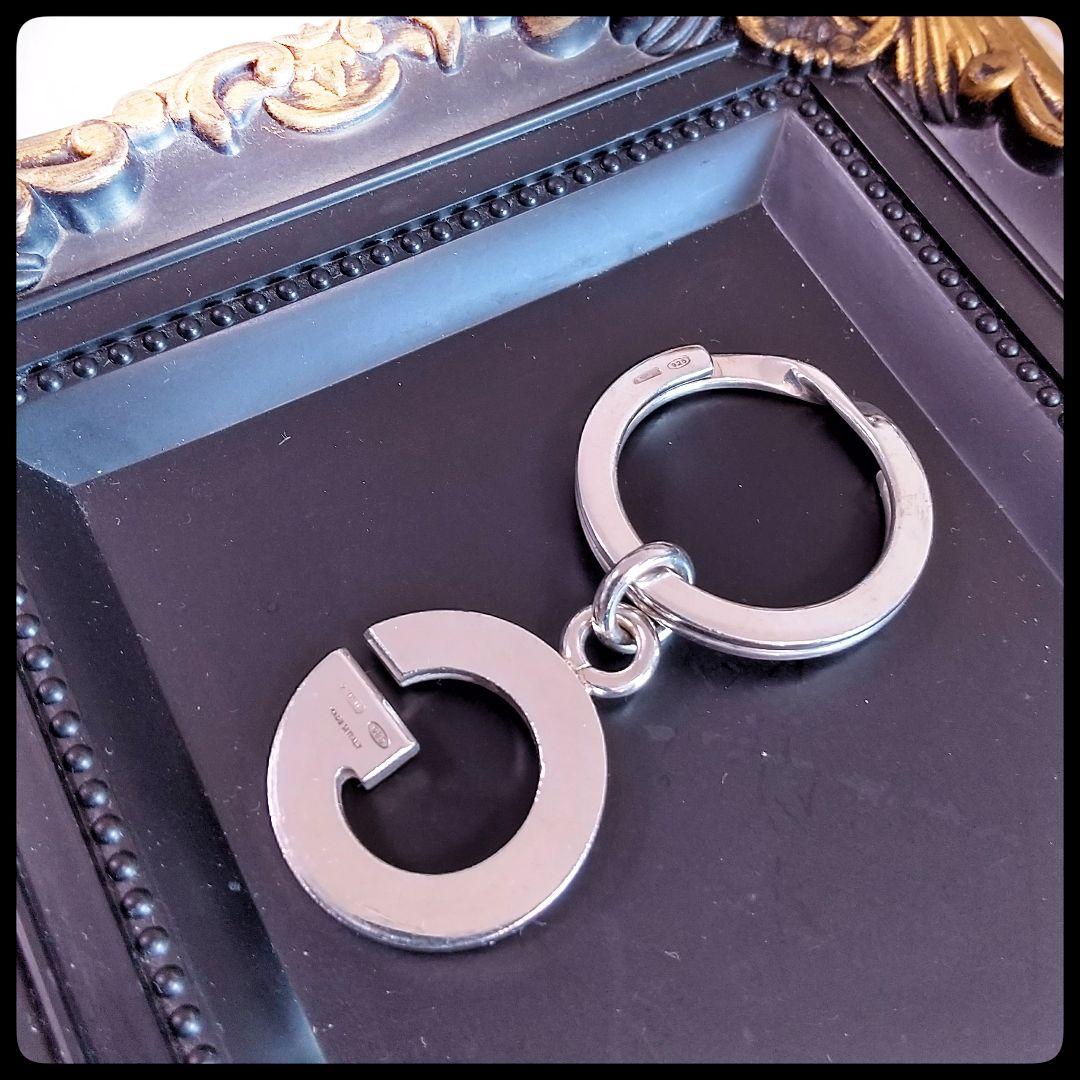 グッチ GUCCI  キーリング キーホルダー Gロゴ シルバー925
