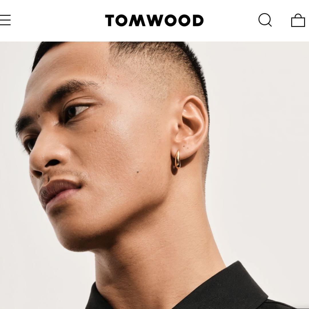 新品 TOMWOOD トムウッド ピアス Liz Hoop Gold リズフープ