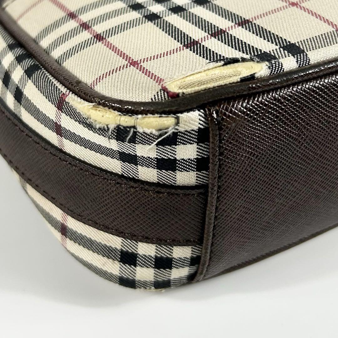 【良品】バーバリー ノバチェック ビンテージ ショルダーバッグ バッグ 人気