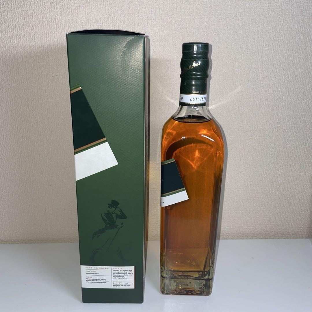 ジョニーウォーカー グリーンラベル 緑 15年 43度 700ml 箱入り