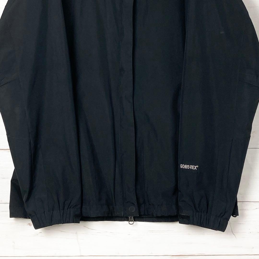 ノースフェイス マウンテンジャケット 両面 ロゴ刺繡 ゴアテックス 黒 XL ノースフェイス マウンテンジャケット 両面 ロゴ刺繡 ゴアテックス 黒 XL
