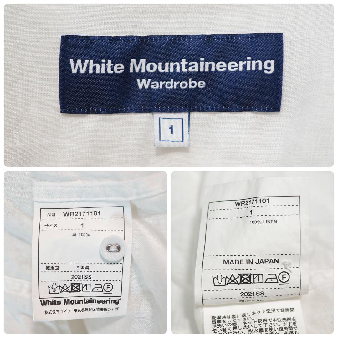 ホワイトマウンテニアリング 21SS Linen Shirt-White/1