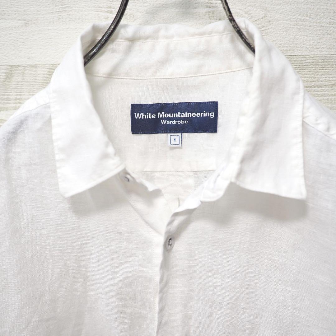 ホワイトマウンテニアリング 21SS Linen Shirt-White/1