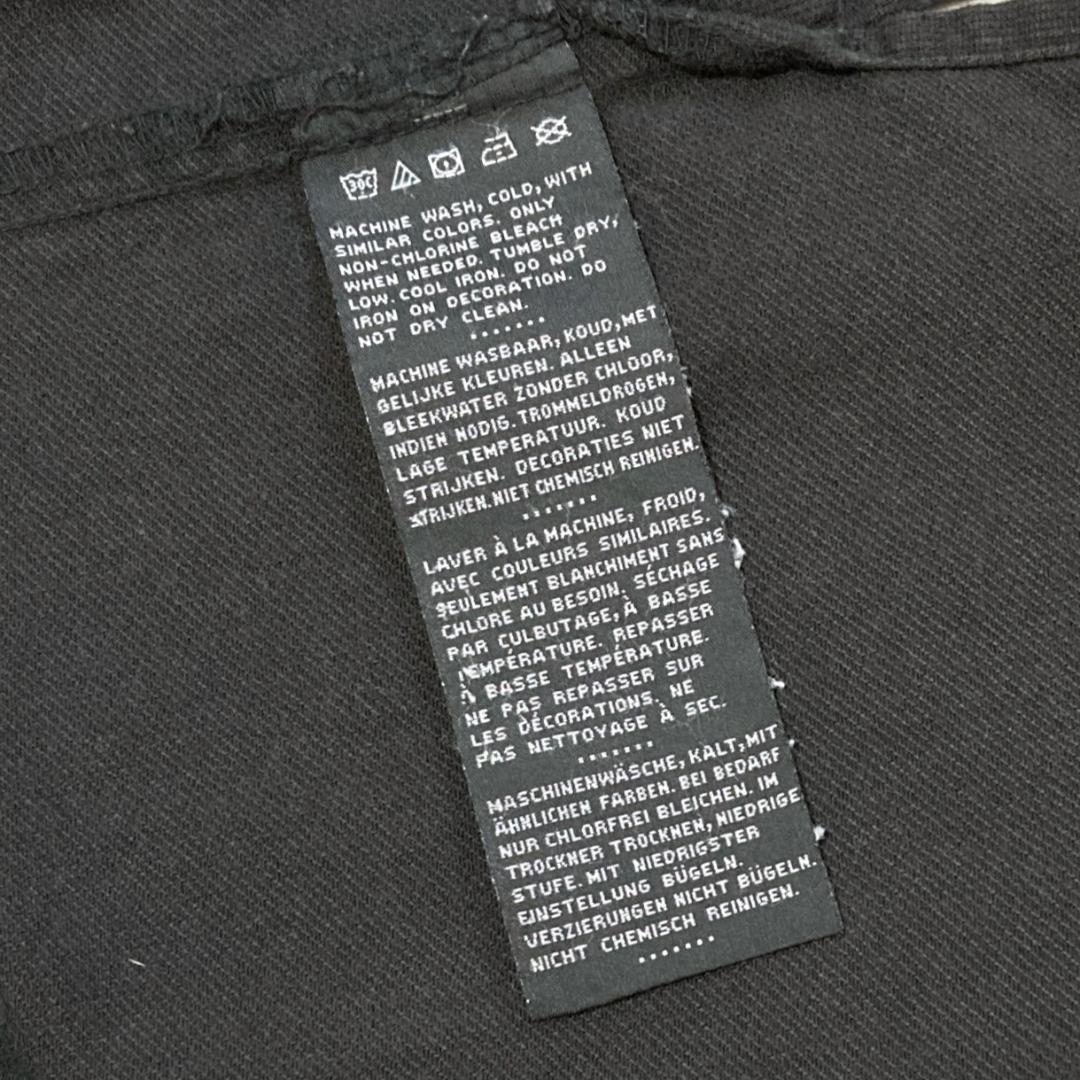 Harley Davidson 半袖シャツ デカロゴ 黒橙 2XL 1276