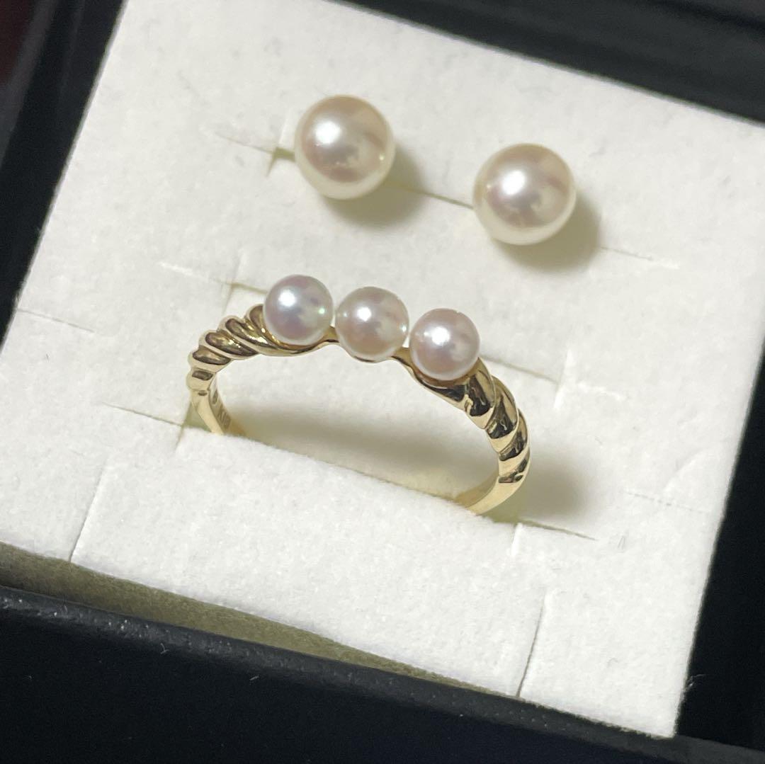 タサキ★K18★パール★ピアス
