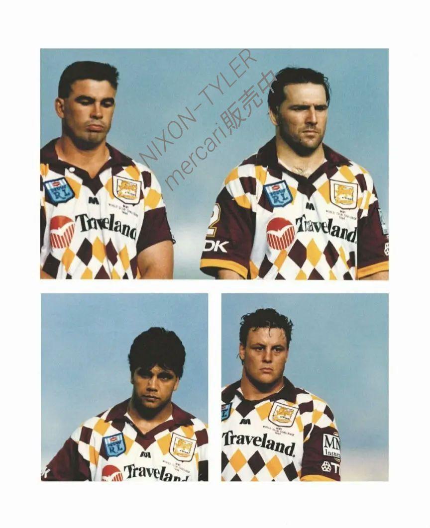 海外Mサイズ】NRL ブリスベン・ブロンコス 2024 ヘリテージジャージ