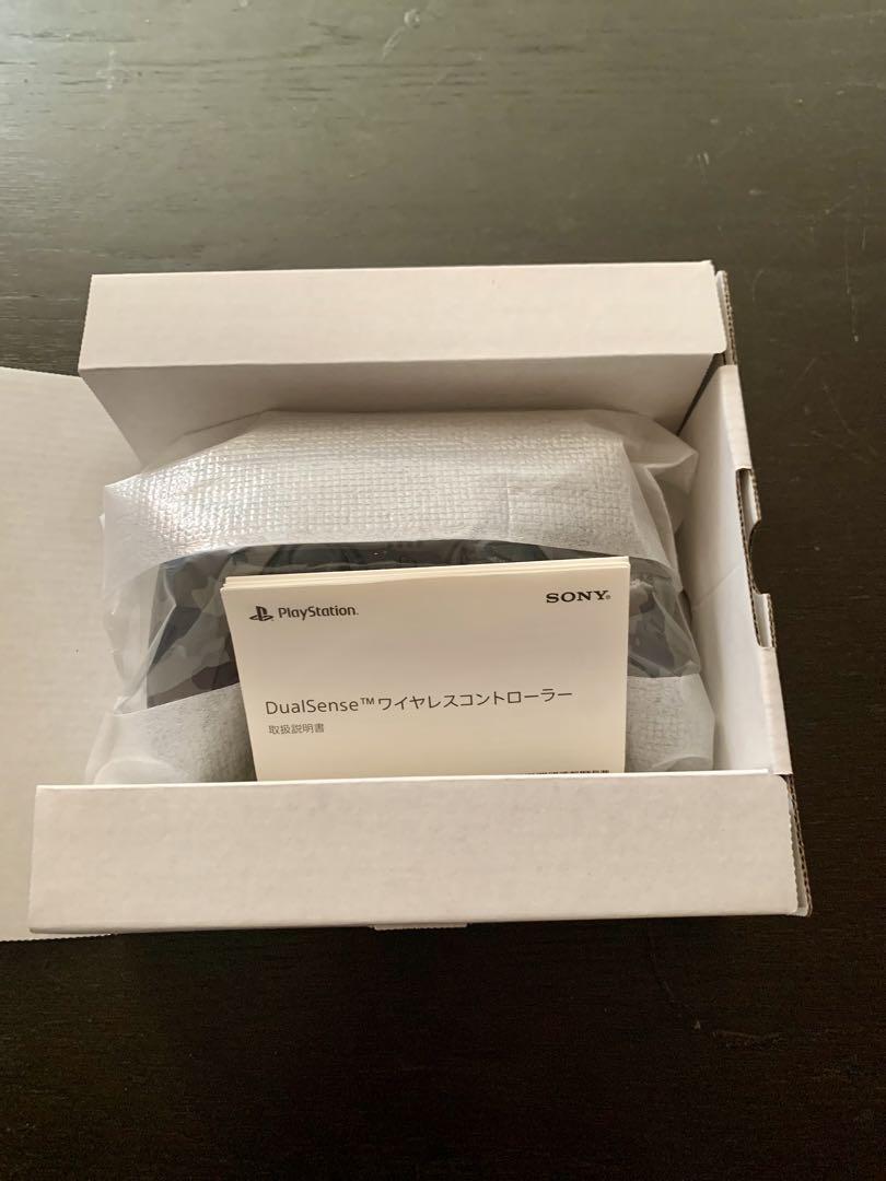 PS5 デュアルセンス ワイヤレスコントローラー グレー カモフラージュ