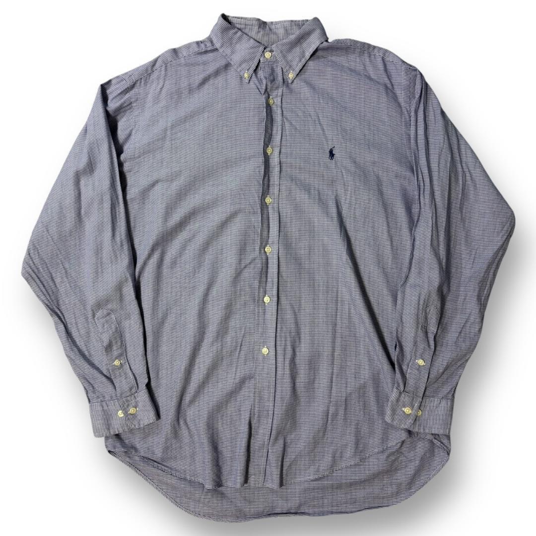 90s Ralph Lauren 長袖シャツ ガンクラブ オックスフォードシャツ
