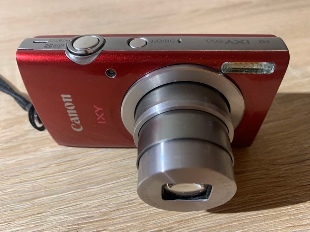 5307 Canon IXY レッド 200 デジカメ