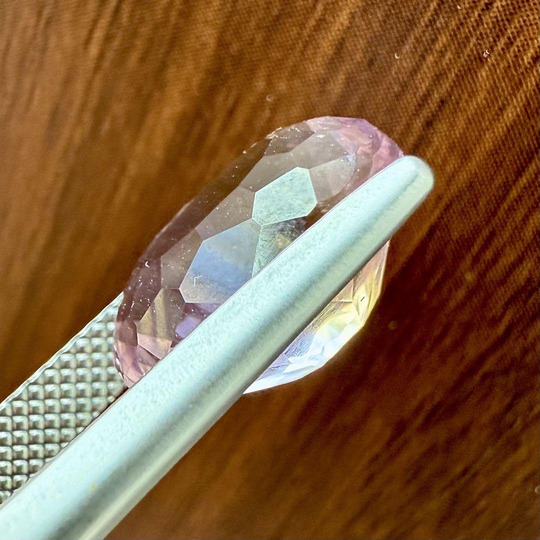 宝石ルース 『凄いアメトリンご紹介です！』天然アメトリン22.756カラット鑑 5.22ct 天然アメトリン ルース 1457 エレスチャル 宝石鑑別書