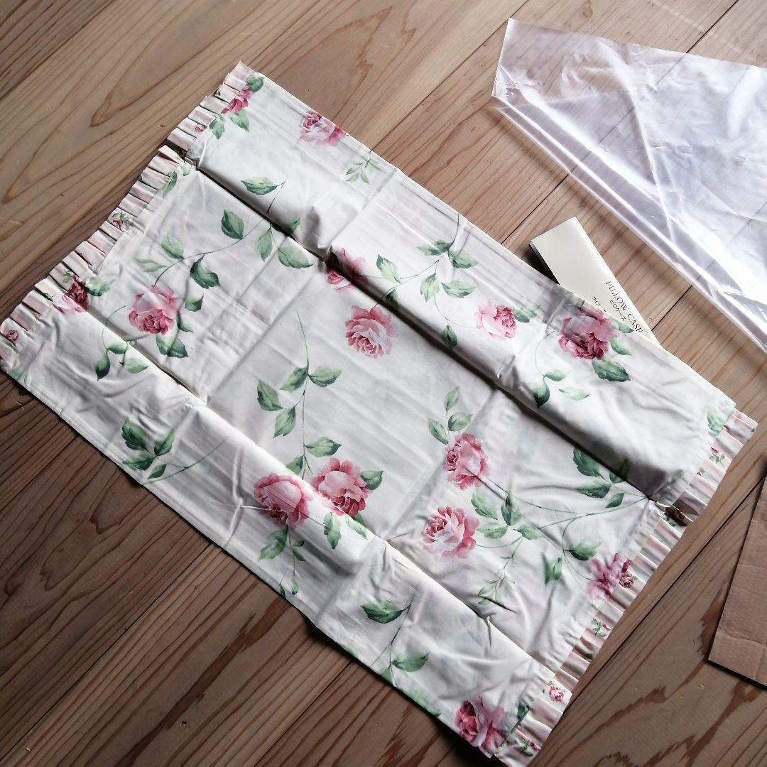 新品　ローラアシュレイ　ピロケース　枕カバー　50x70