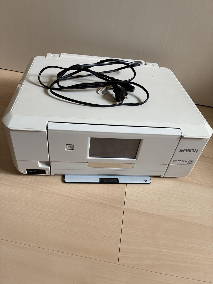 エプソン プリンタ EP-807AW 【ジャンク品】【予備インク付