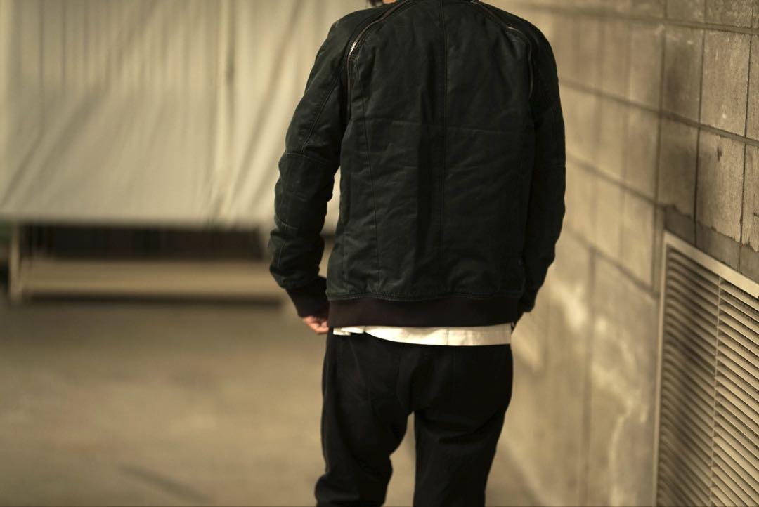 DIESEL 2WAY ミリタリー 加工 ライダース ボンバージャケット