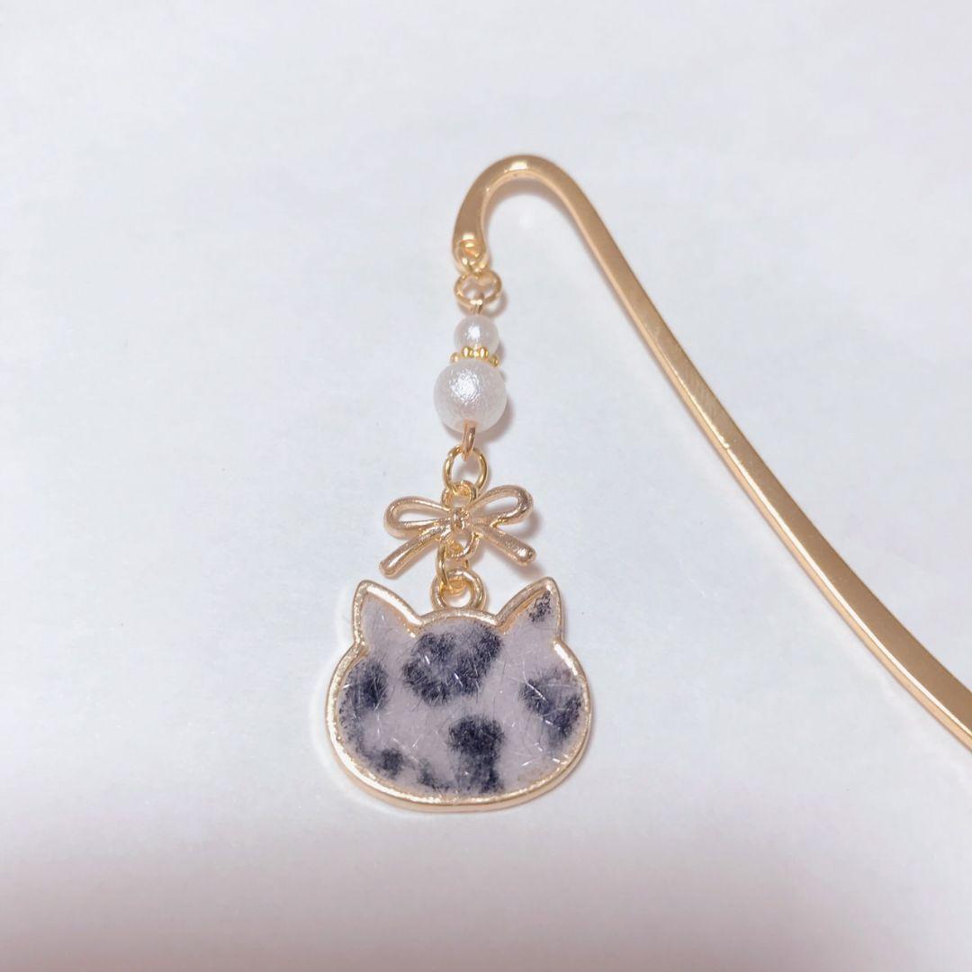 ハンドメイド ブックマーカー 栞 しおり «No.449»ねこ ファー ヒョウ柄 - メルカリ ハンドメイド ブックマーカー 栞 しおり «No.449»ねこ ファー ヒョウ柄 - メルカリ